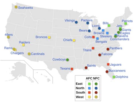 what does afc and nfc stand for in nfl|afc vs nfc map.